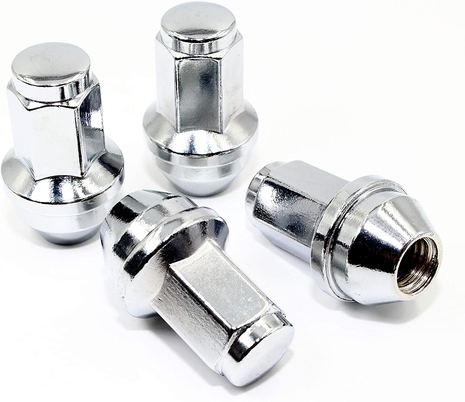20 1/2" 1.6" 3/4 19mm Hex Chrome Acorn Factory Style Lug Nuts for Ford Lincoln 