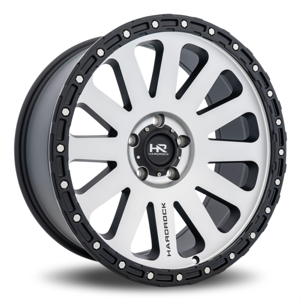 Hardrock Off Road H102 Black Machined Face 17x9