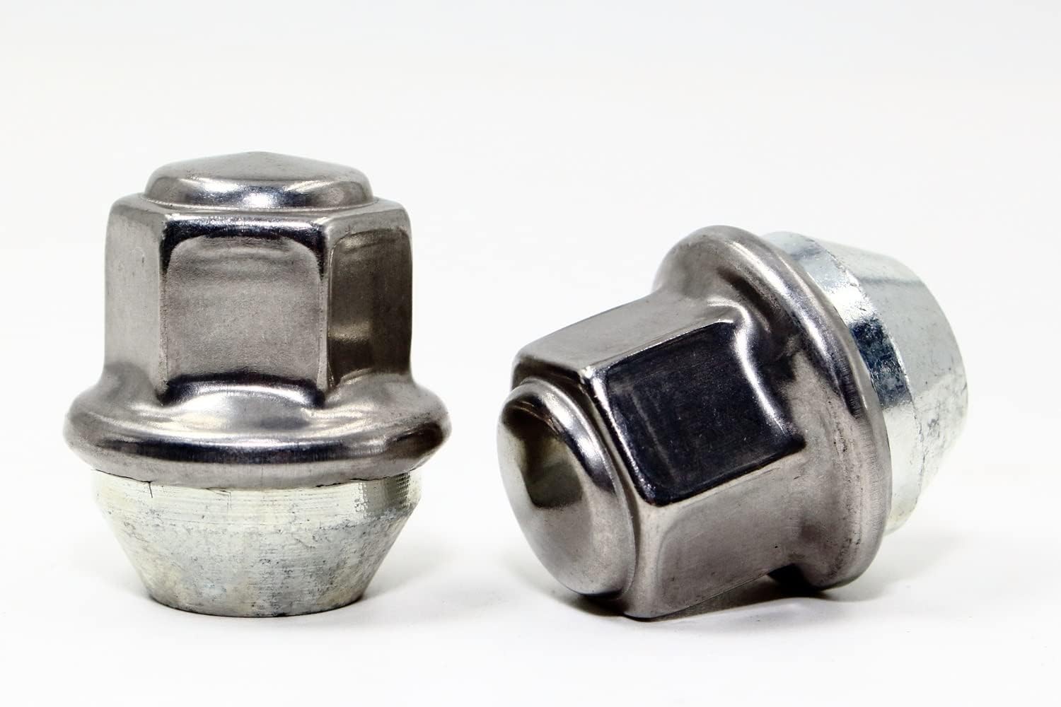 Set of 20 Veritek 12x1.5mm 3/4 19mm Hex 1.25 Inch 31.75mm Length Stainless Steel OEM Factory Style Large Acorn Seat Lug Nuts for Ford Focus Fusion Escape Lincoln MKC MKZ Factory Wheels - Image 7