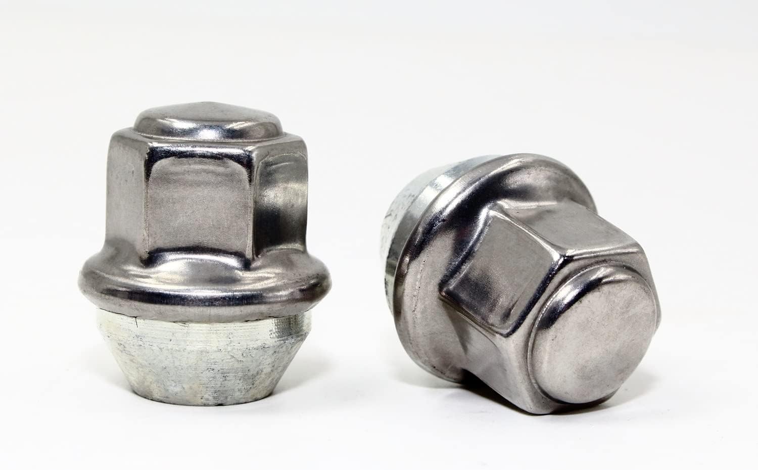 Set of 20 Veritek 12x1.5mm 3/4 19mm Hex 1.25 Inch 31.75mm Length Stainless Steel OEM Factory Style Large Acorn Seat Lug Nuts for Ford Focus Fusion Escape Lincoln MKC MKZ Factory Wheels - Image 8