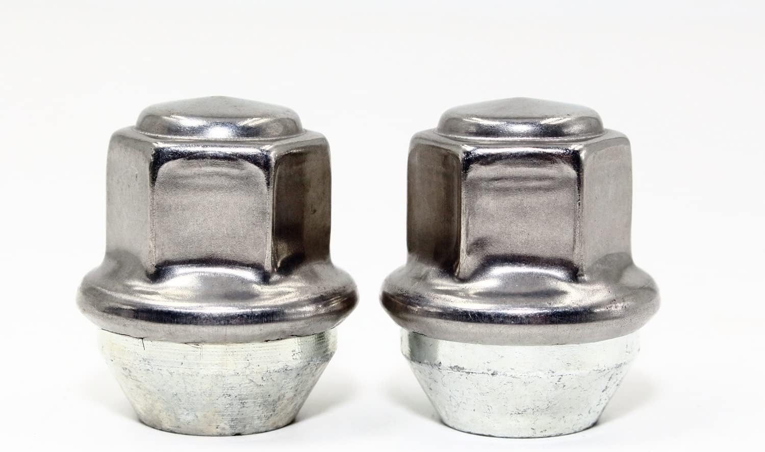 Set of 20 Veritek 12x1.5mm 3/4 19mm Hex 1.25 Inch 31.75mm Length Stainless Steel OEM Factory Style Large Acorn Seat Lug Nuts for Ford Focus Fusion Escape Lincoln MKC MKZ Factory Wheels - Image 5