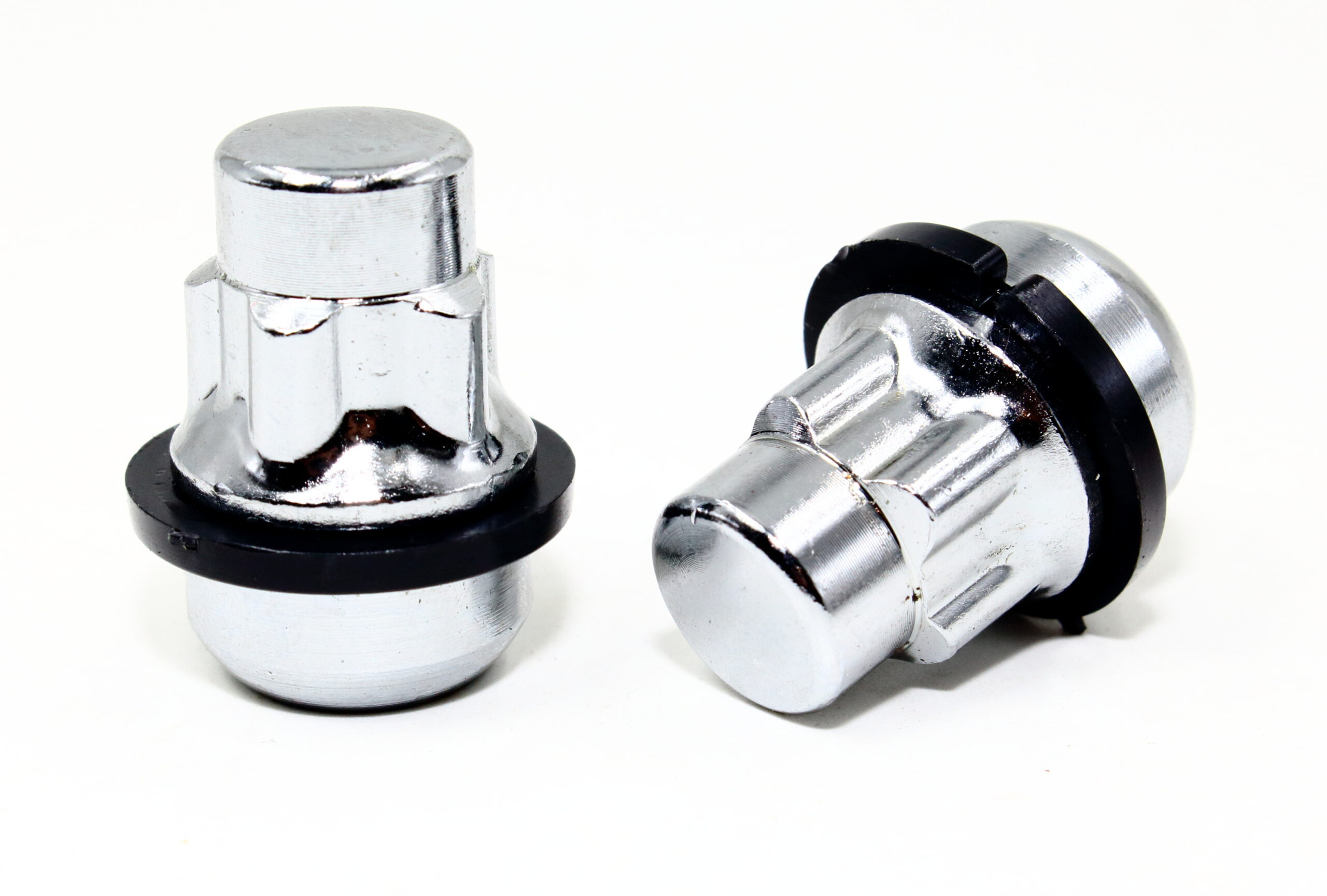 Set of 4 Veritek 12x1.5 Chrome Radius Ball Seat OEM Factory Style Removable Washer Socket Wheel Locks for Honda Acura - Image 2
