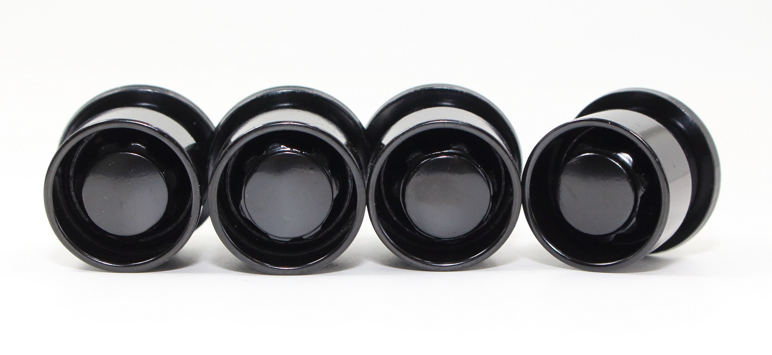 Set of 4 12x1.5 Veritek OE 1.47 Inch Mag Factory Style Replacement Black Lug Nut Wheel Locks with 2 Black Keys for Factory Wheels VPE-45700N2BK - Image 4