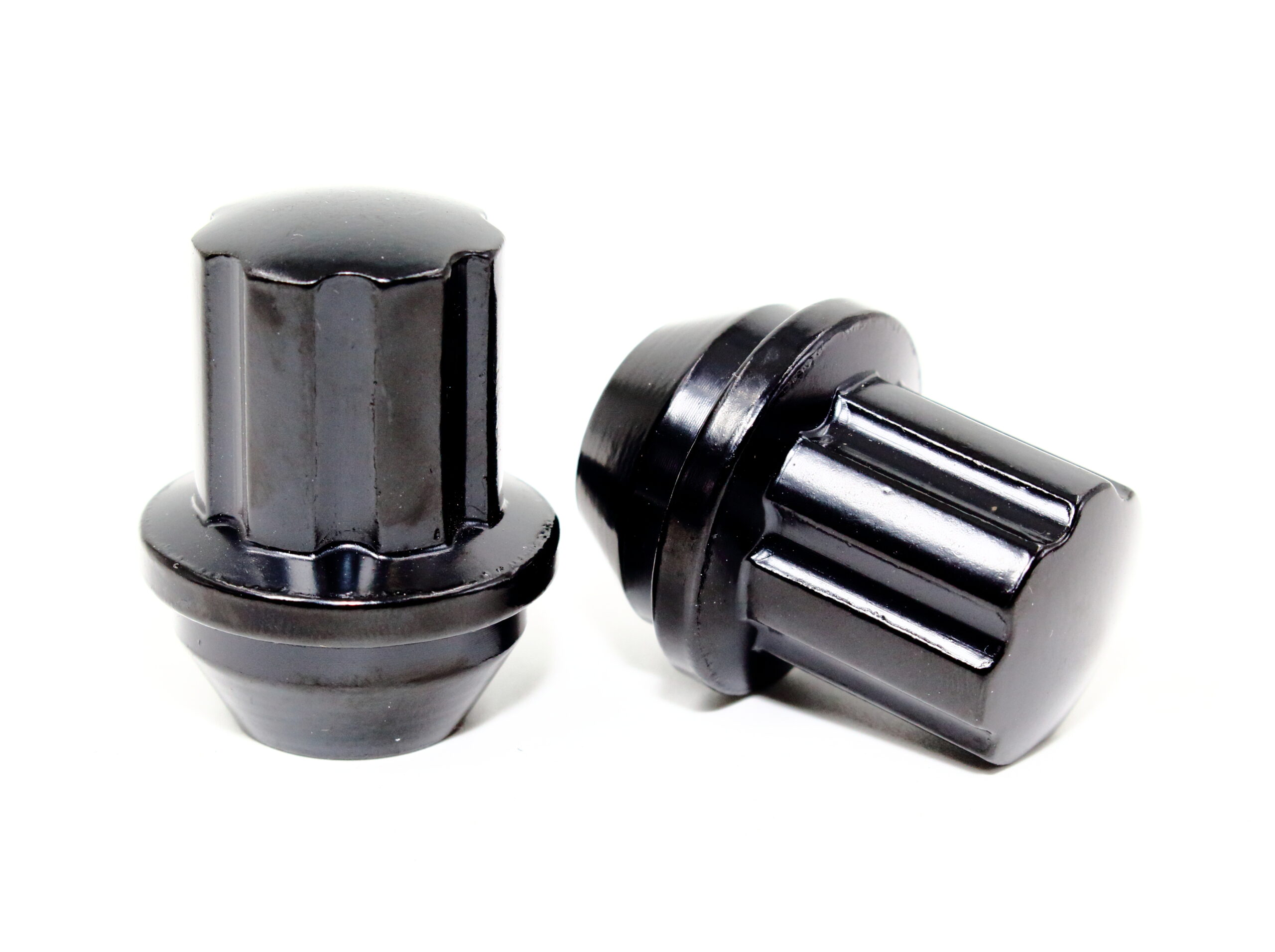 Set of 4 Veritek 14x1.5mm 1.5 Inch 38mm Length 21mm 22mm Key Hex Black Large Acorn Conical Seat Wheel Locks with 2 Keys for Buick Cadillac Chrysler Dodge Ford Jeep RAM Factory Wheels VPE-NFDBKV2N2 - Image 3
