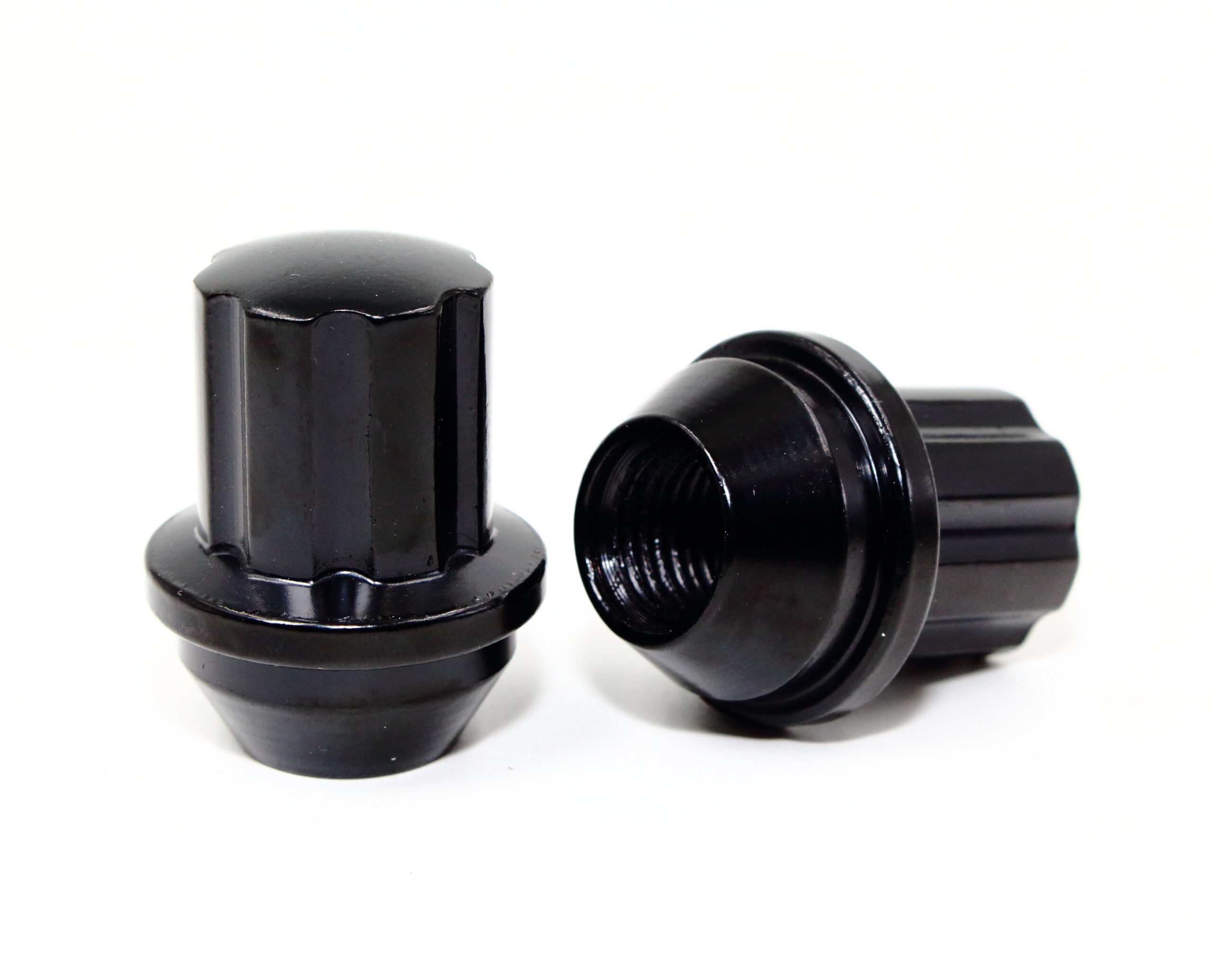 Set of 4 Veritek 14x1.5mm 1.5 Inch 38mm Length 21mm 22mm Key Hex Black Large Acorn Conical Seat Wheel Locks with 2 Keys for Buick Cadillac Chrysler Dodge Ford Jeep RAM Factory Wheels VPE-NFDBKV2N2 - Image 4